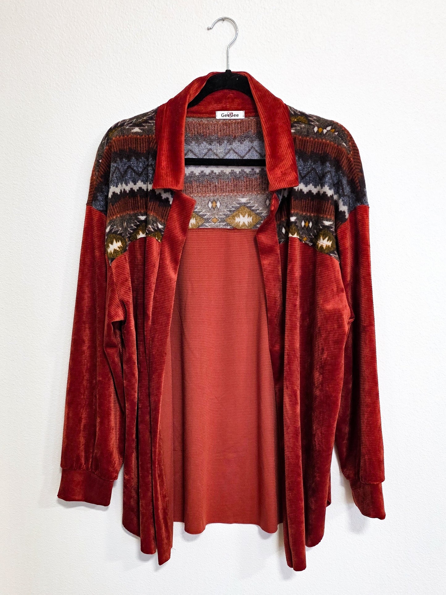 Aztec Corduroy Jacket
