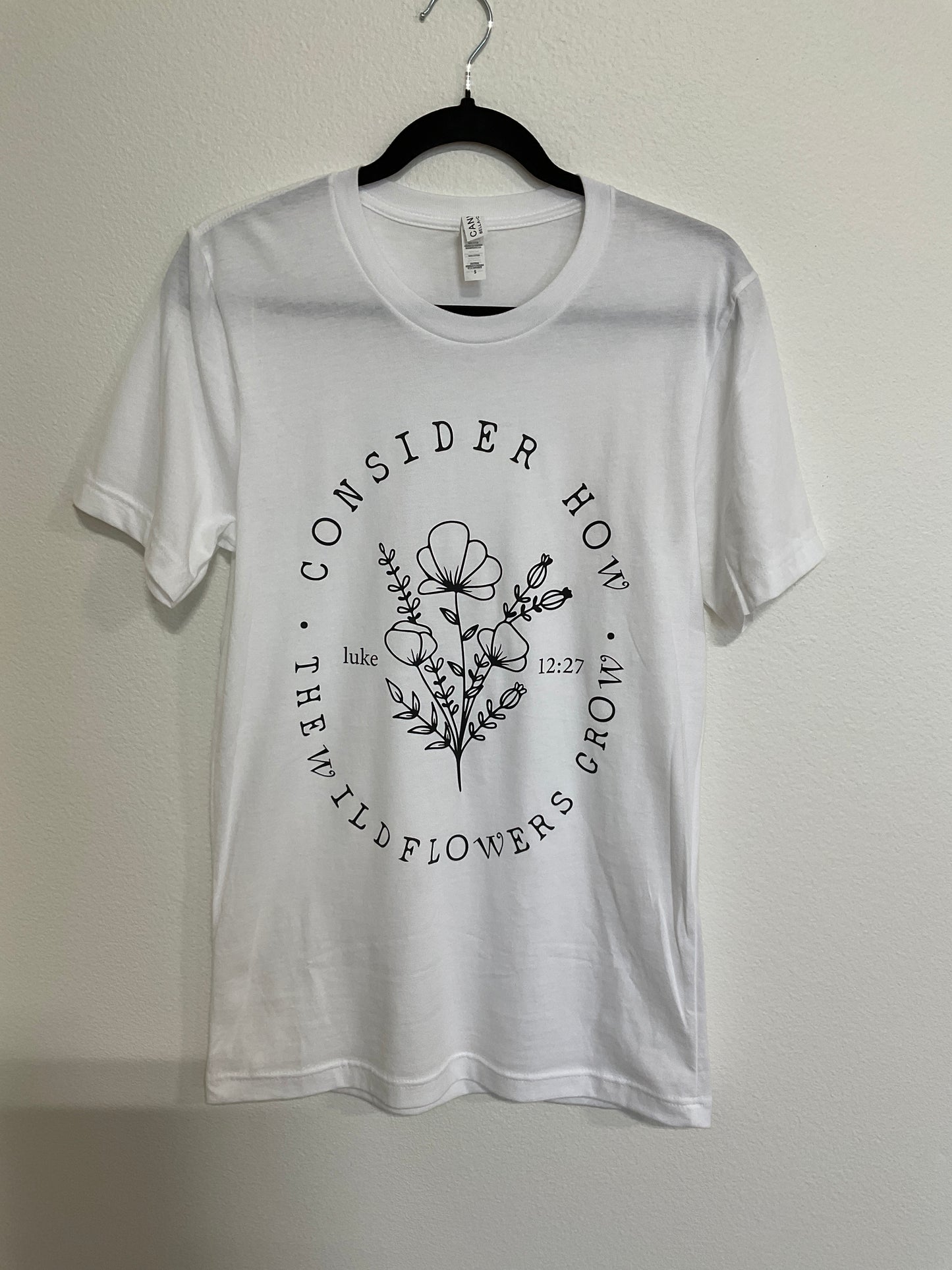 Consider How The Wild Flowers Grow Graphic Tee