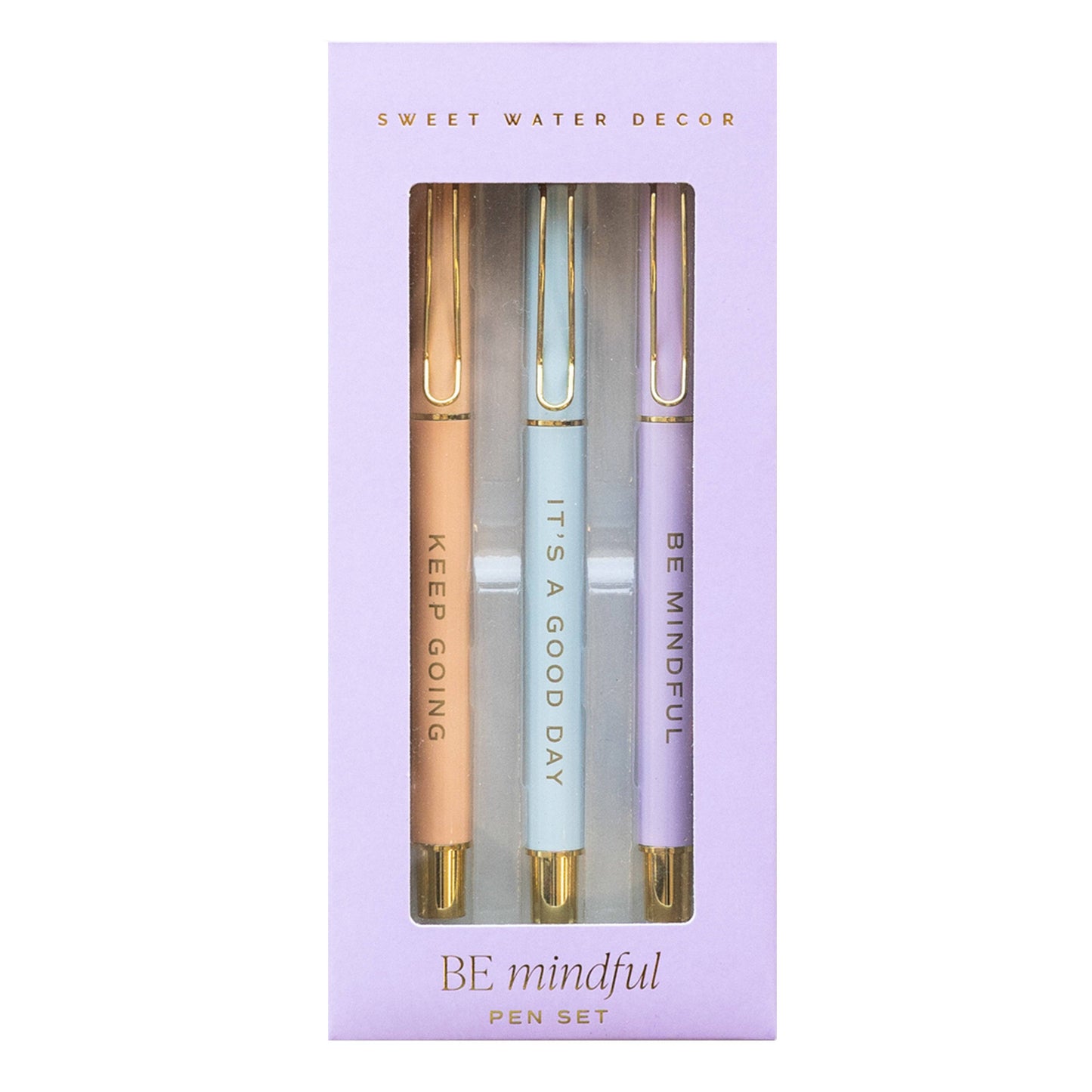 *NEW* Be Mindful Metal Pen Set - Home Decor & Gifts