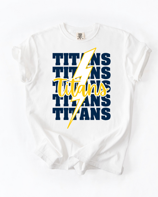 Tea Area "TITANS *Repeating*" Graphic Tee
