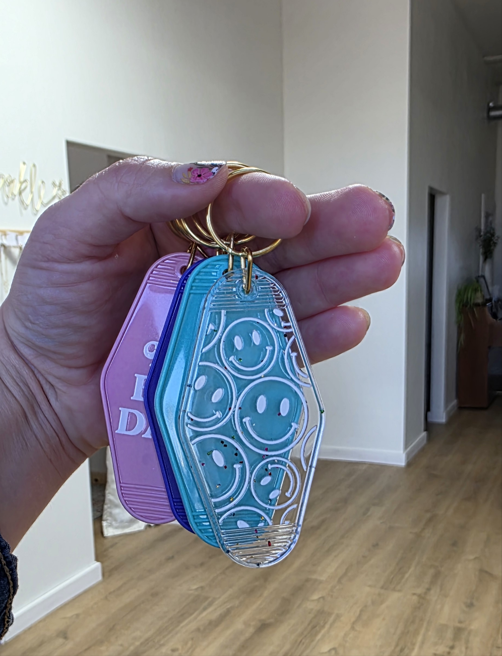 Happy Keychain