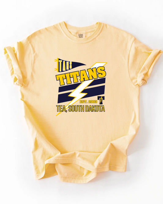 Tea Area Titans Banner Graphic Tee