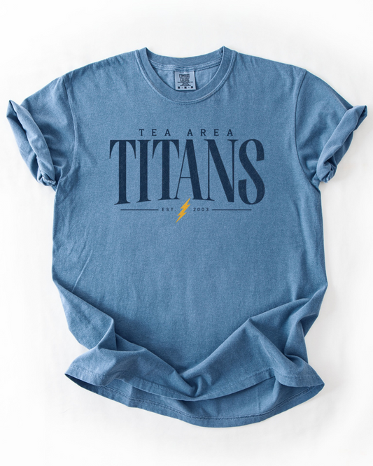 Tea Area Titans Vintage Collegiate Tee