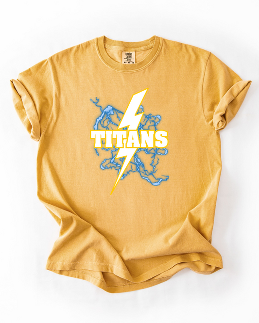 Tea Area Titans Electric Bolt Graphic Tee