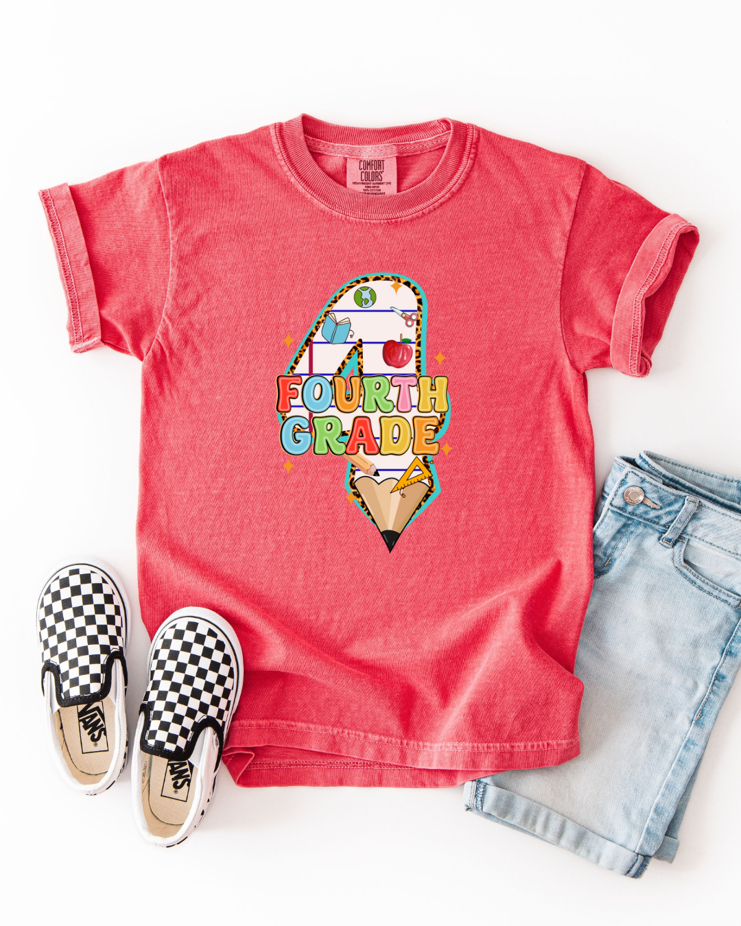 Pencil Pad Grade Graphic Tee - Youth