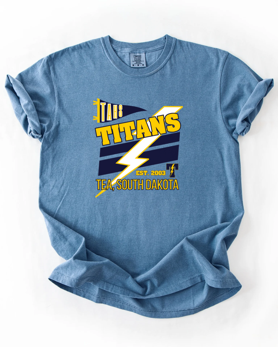 Tea Area Titans Banner Graphic Tee
