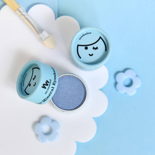 Kids Eco Natural Pressed Eyeshadow & Blush: Blue Eyeshadow
