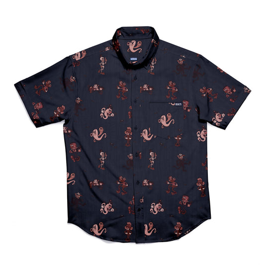 RSVLTS Spooky Soiree (Washed out Red) - KunuFlex Short Sleeve Shirt