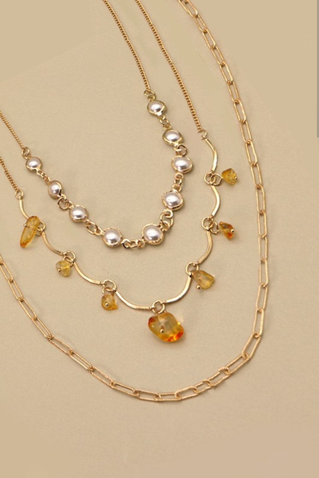 Pearl & Topaz Necklace