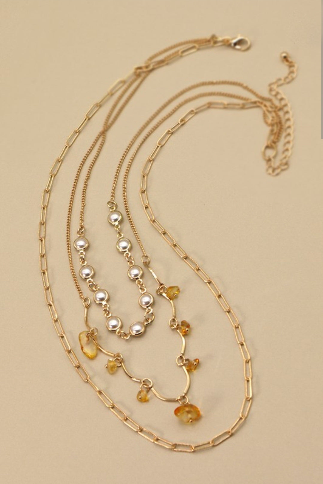 Pearl & Topaz Necklace