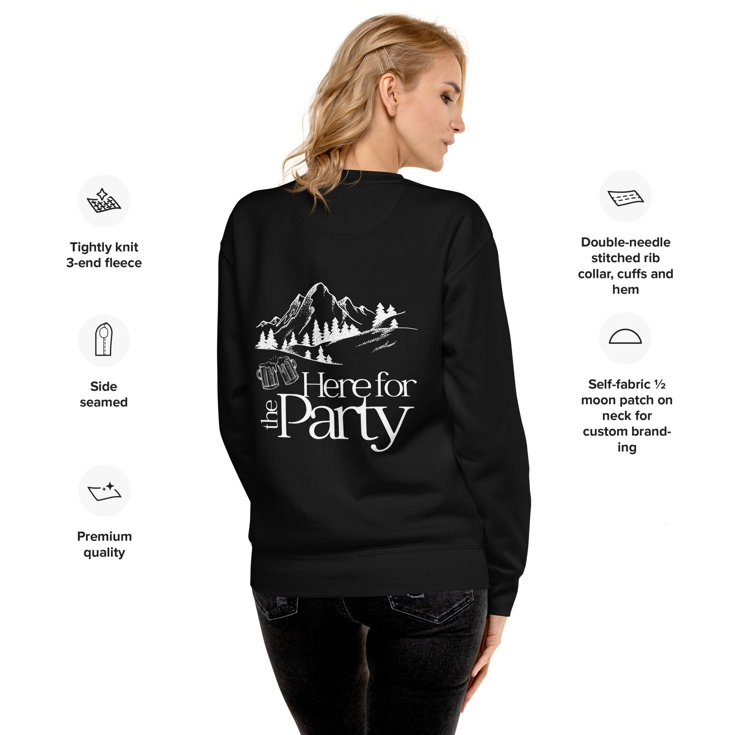 In the Hills "Here for the Party" Bachelorette Crewneck