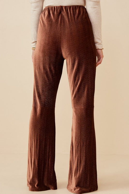 Velvet Flare Pants