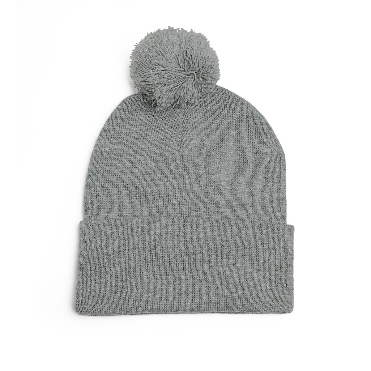 Pom-Pom Knit Cap - 'TITANS' Embroidered Beanie