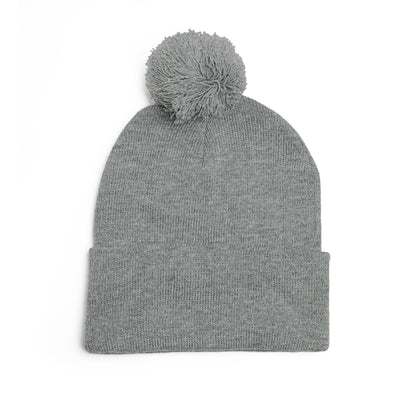 Pom-Pom Knit Cap - 'TITANS' Embroidered Beanie
