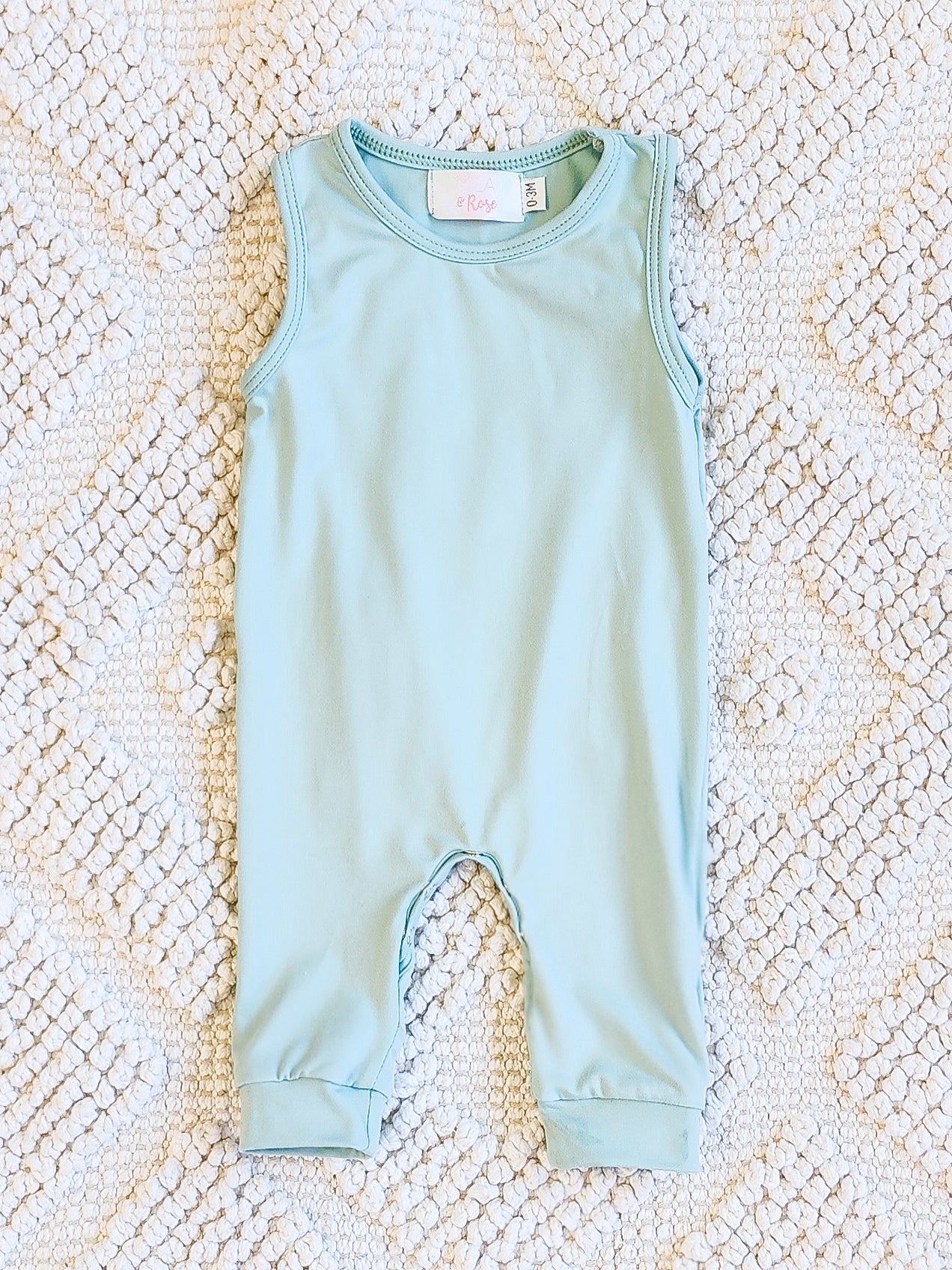 Baby - Sage Tank One Piece Jogger