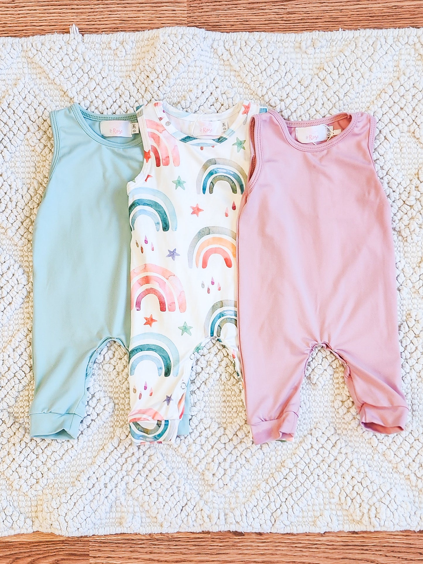 Baby - Sage Tank One Piece Jogger