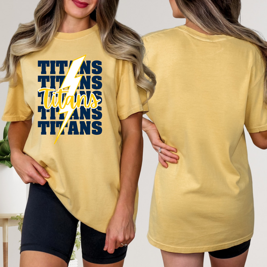 Tea Area "TITANS *Repeating*" Graphic Tee