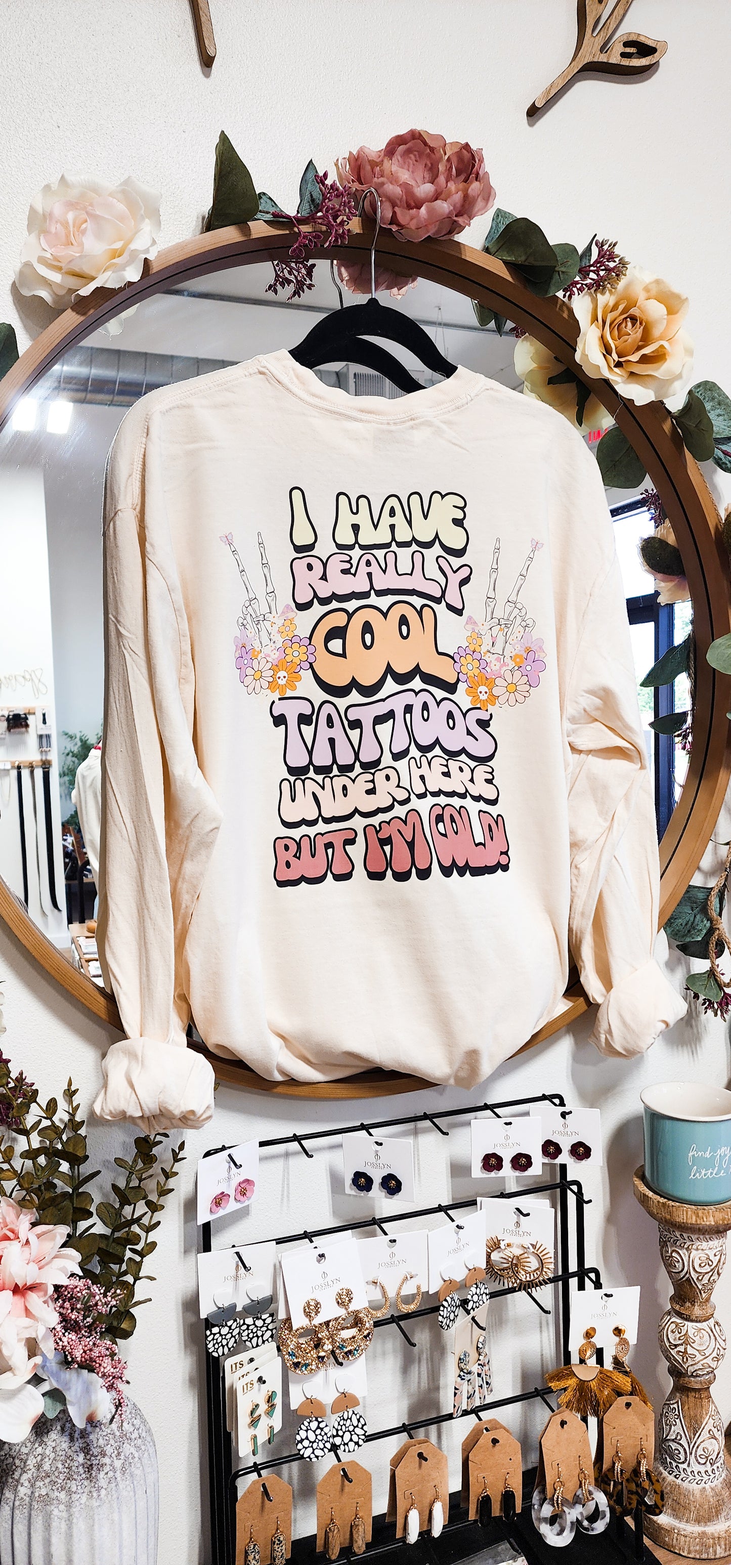 PREORDER: I Have Really Cool Tattoos Long Sleeve Graphic Tee