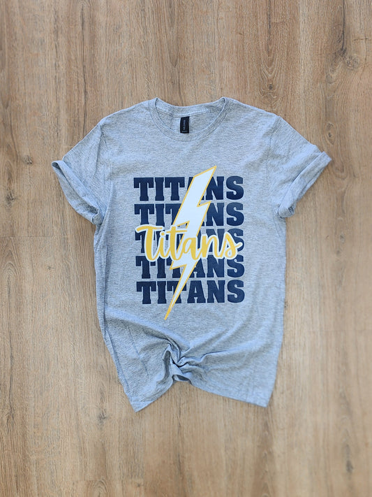 Titans *Repeating* Adult Tee - Sport Gray