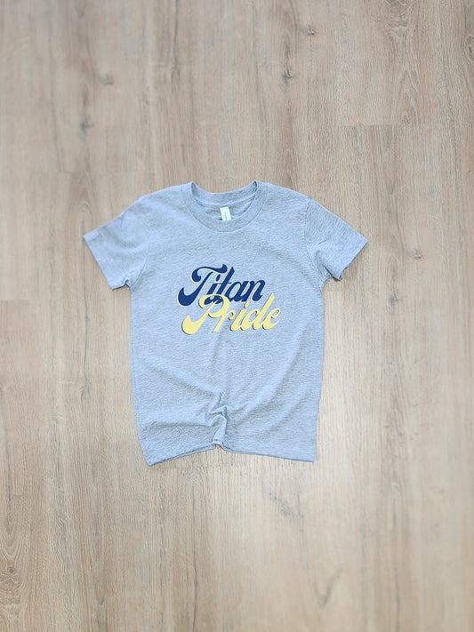 Youth Titan Pride Tee - Athletic Gray