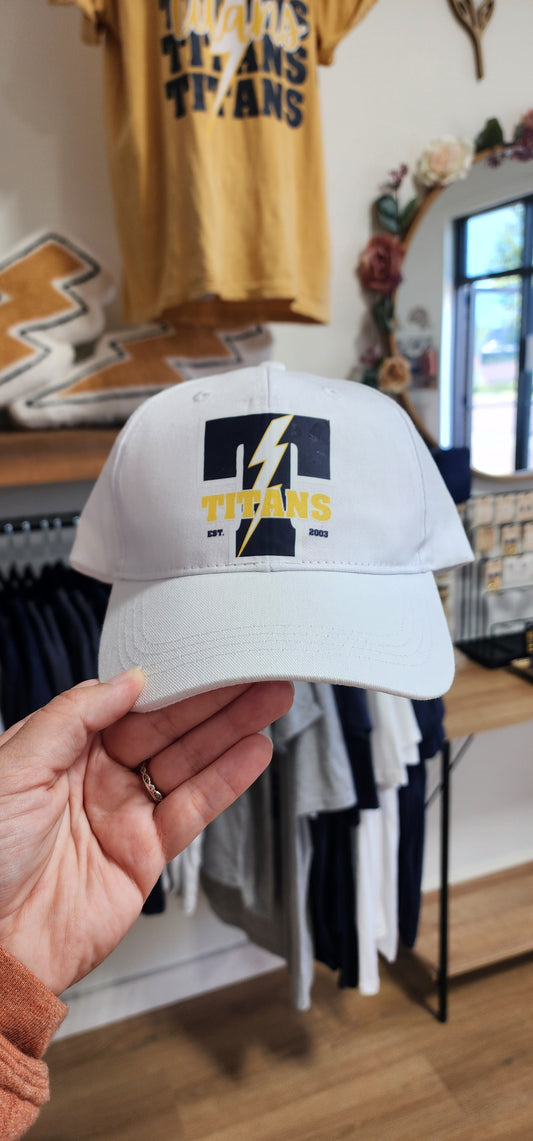 Titans Basebal Cap - White