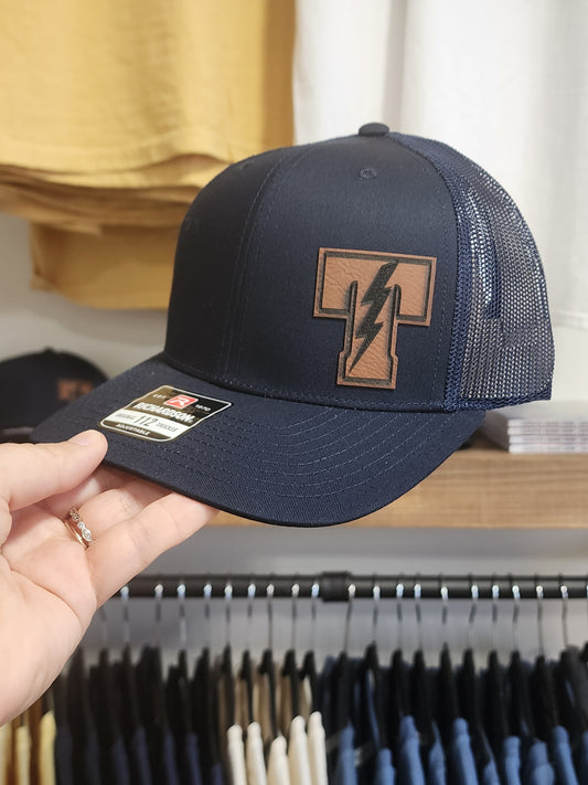 Titans Trucker Hat with Leather Patch