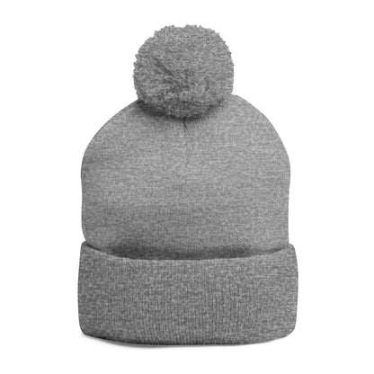 Pom-Pom Knit Cap - 'TITANS' Embroidered Beanie
