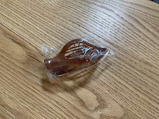 Translucent Brown Hair Clip