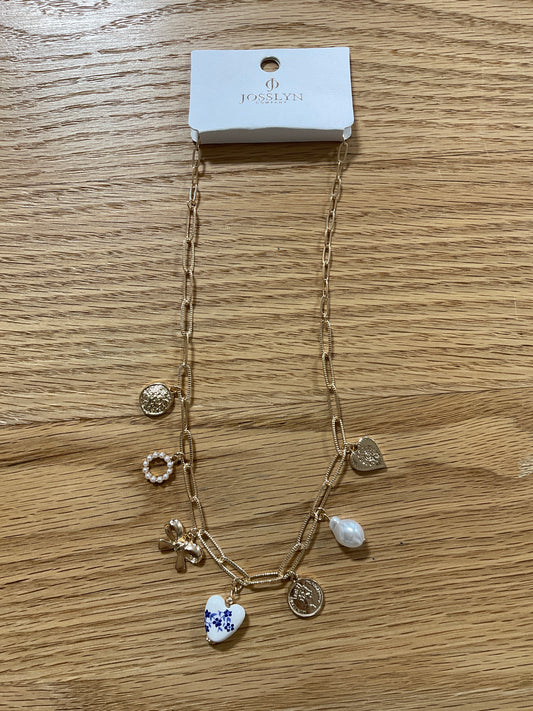Gold Charm Necklace