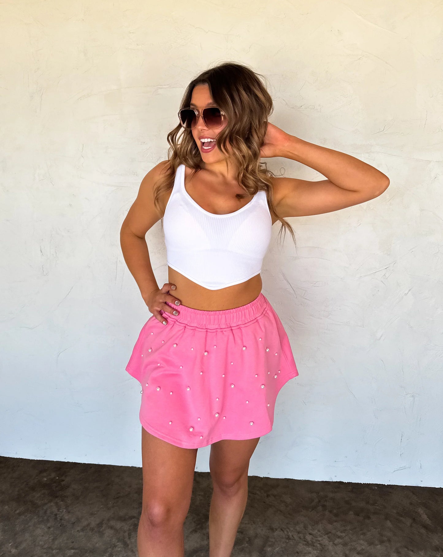 PREORDER: Pretty In Pearls Skort in Four Colors