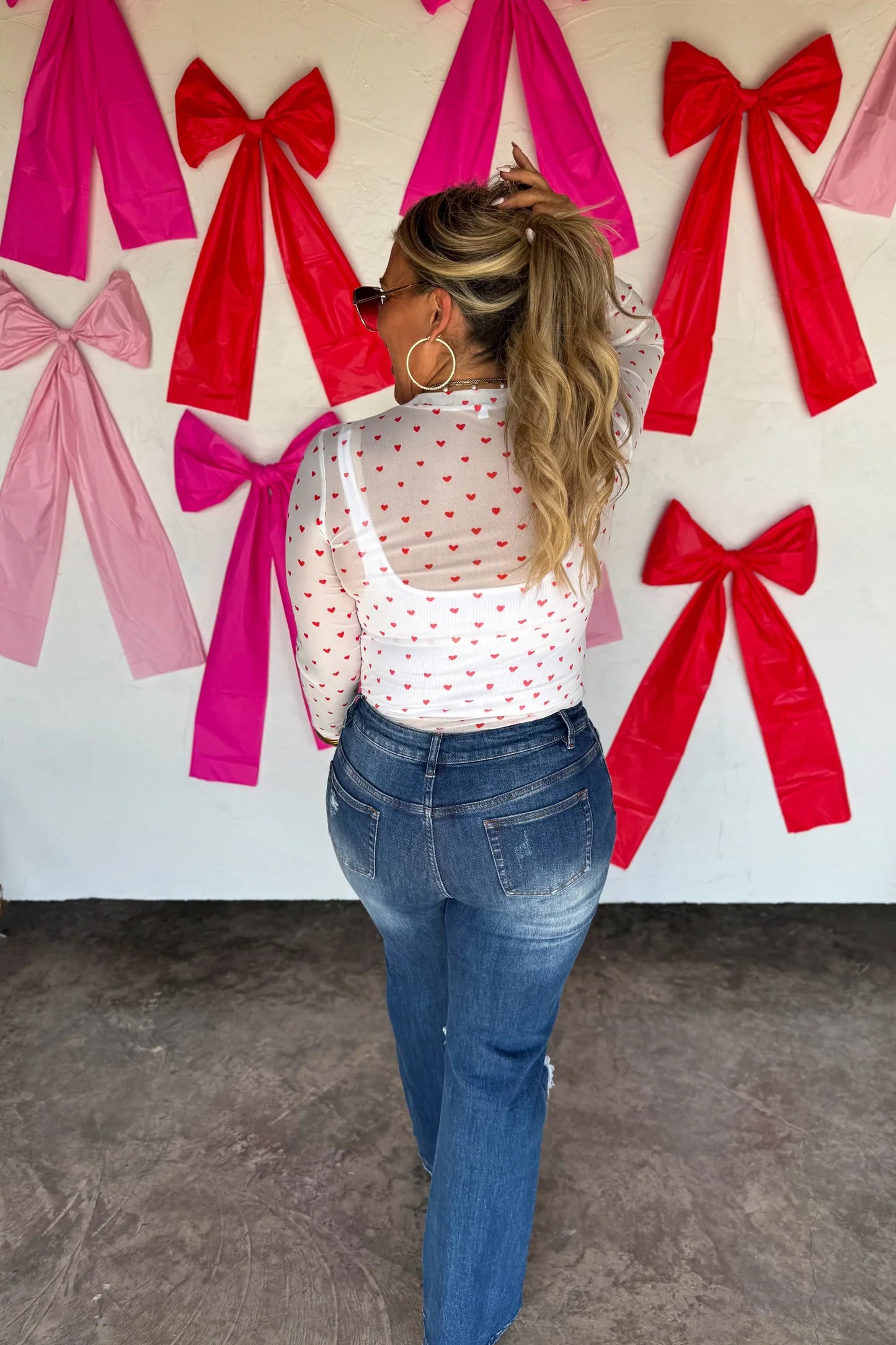 PREORDER: Valentines Dress It Up Mesh Tops