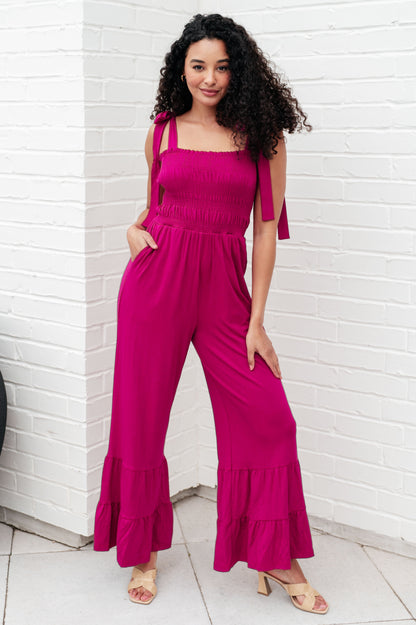 Almost Available Flared Jumpsuit