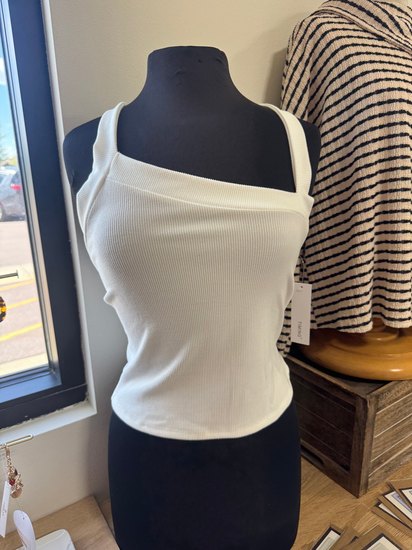 Asymmetrical Halter Top