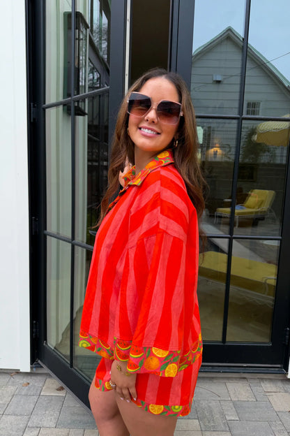 PREORDER: Fruit Salad Button Down Top