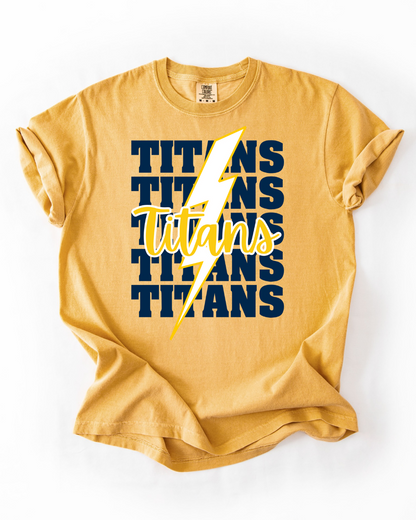 Tea Area "TITANS *Repeating*" Graphic Tee