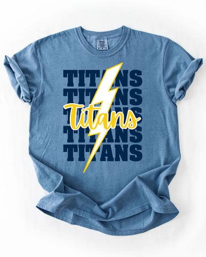 Tea Area "TITANS *Repeating*" Graphic Tee