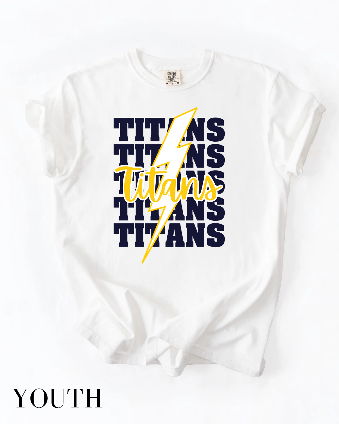 Kids Tea Area "TITANS *Repeating*" Graphic Tee