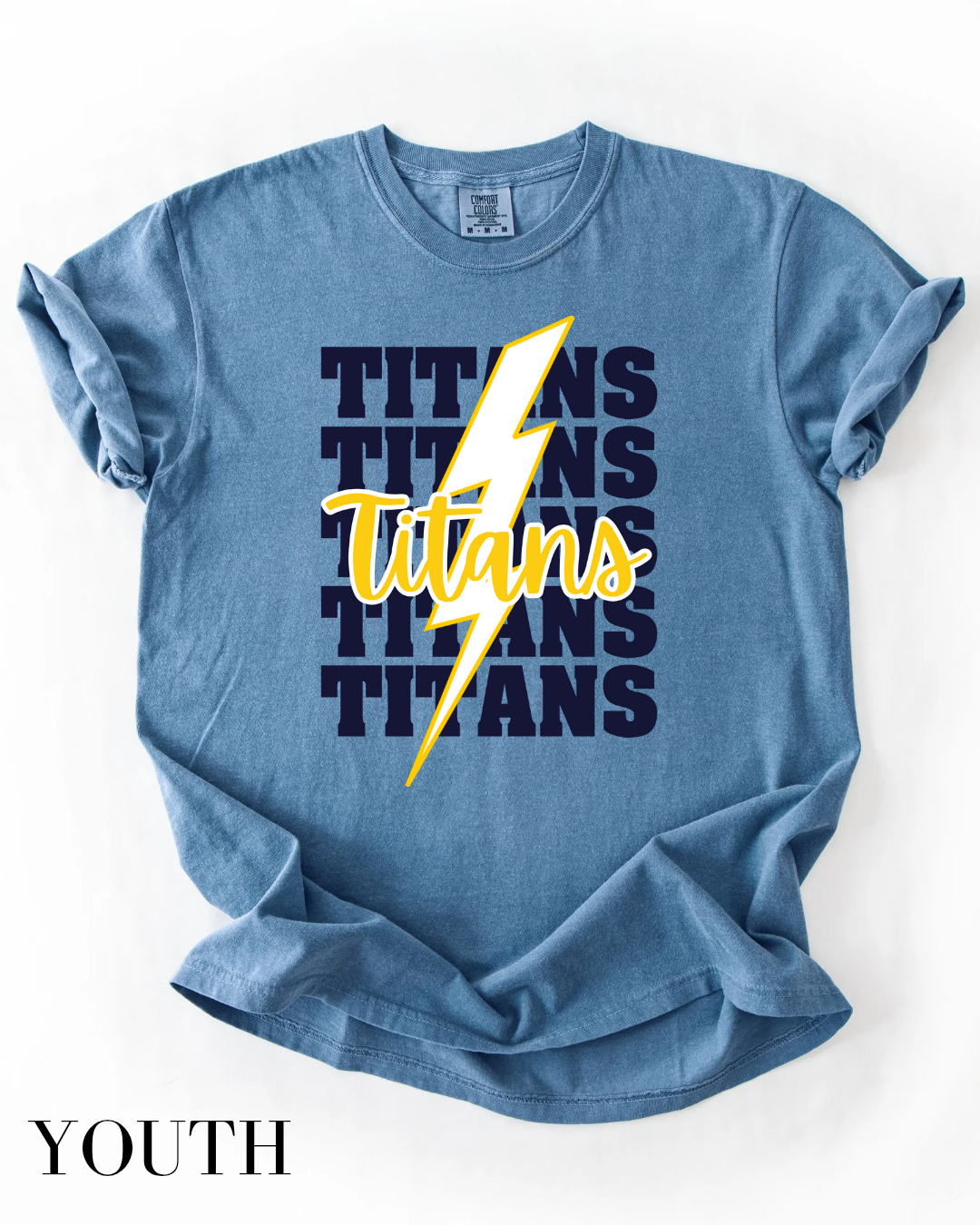 Kids Tea Area "TITANS *Repeating*" Graphic Tee