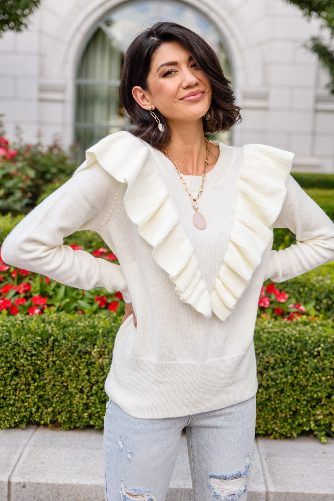 I Choose You Sweater- Ivory