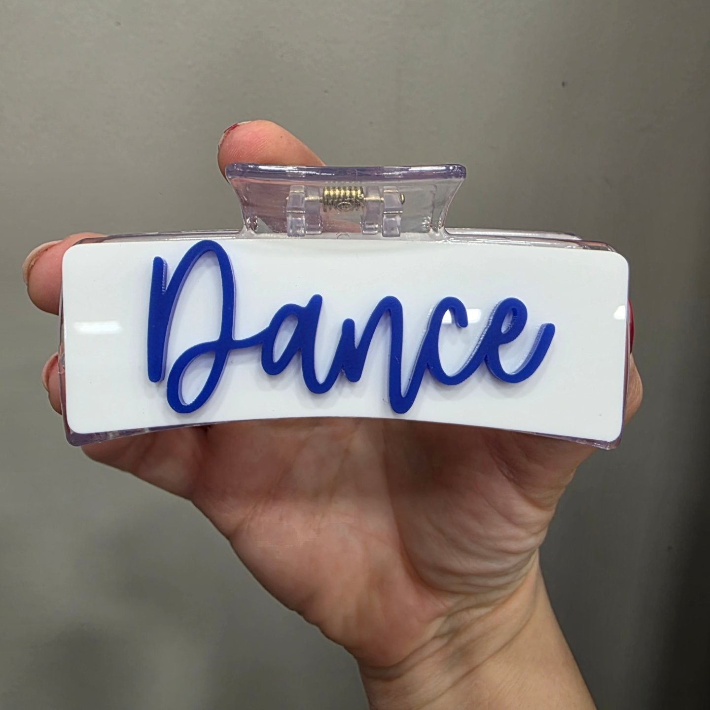 Dance Hair Large Clip 4"