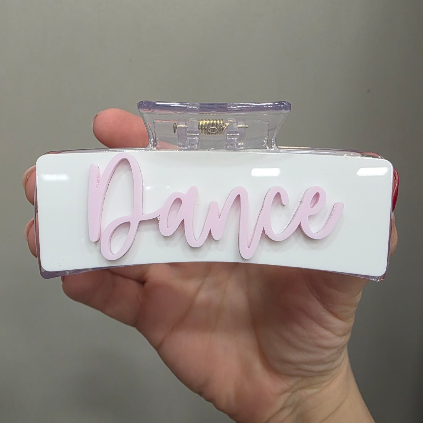 Dance Hair Large Clip 4"
