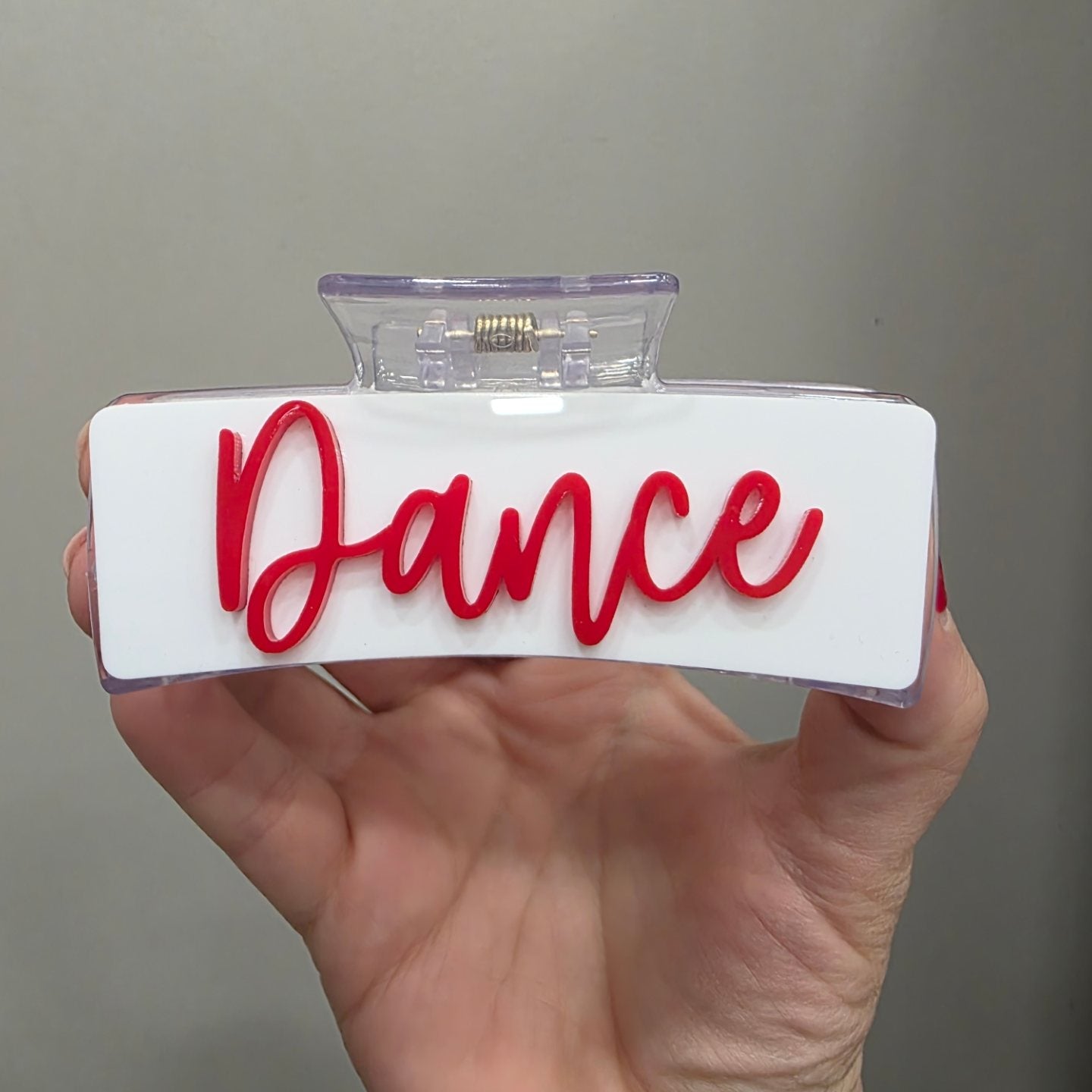 Dance Hair Large Clip 4"