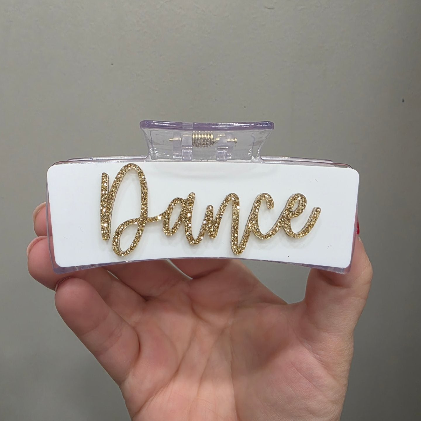 Dance Hair Large Clip 4"