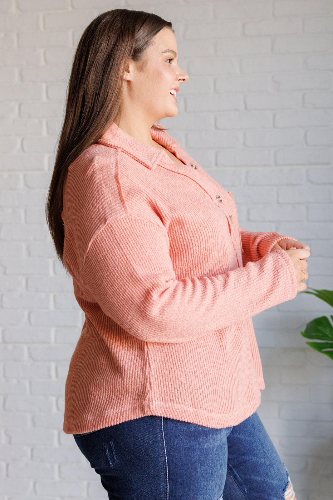 If You Want Forever Ribbed Knit Pullover