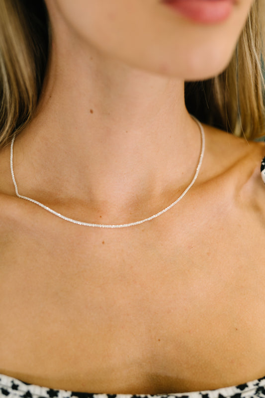 Subtle Sparkle Dainty Necklace