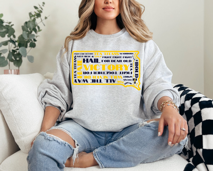 Tea Area South Dakota Border "Fight Song " Graphic Tee