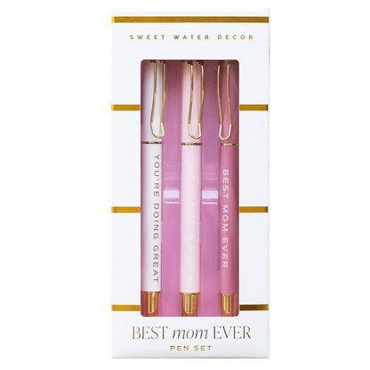 *NEW* Best Mom Ever Metal Pen Set - Home Decor & Gifts