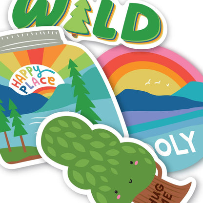 Stickiville Stickers: Wild Outdoors - Vinyl (4 Die-Cut)