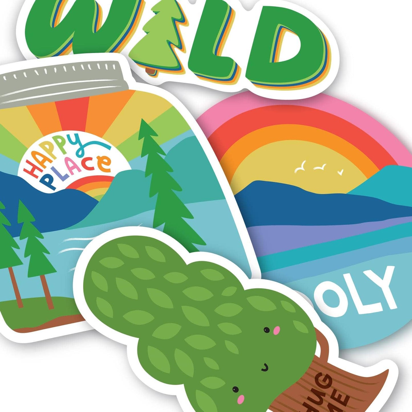 Stickiville Stickers: Wild Outdoors - Vinyl (4 Die-Cut)