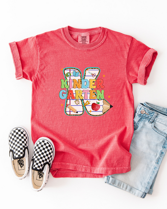 Pencil Pad Grade Graphic Tee - Youth